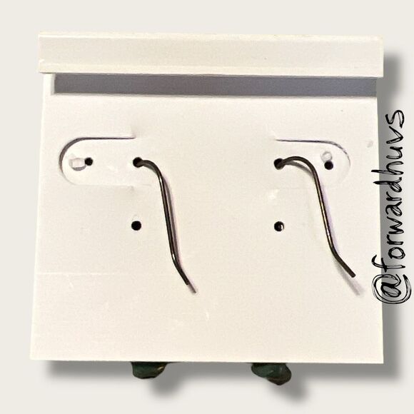 Bundle Sale 3 for $15 | Hand Crafted Green Beaded Dangle Earrings - Picture 5 of 6